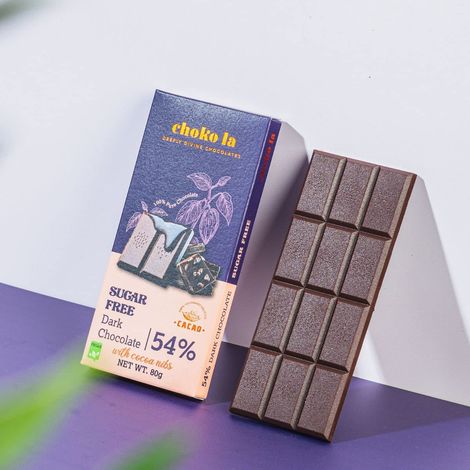 Chokola 54% Sugar Free Dark Chocolate