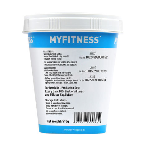 MyFitness Original Peanut Butter Smooth Spread | High Protein