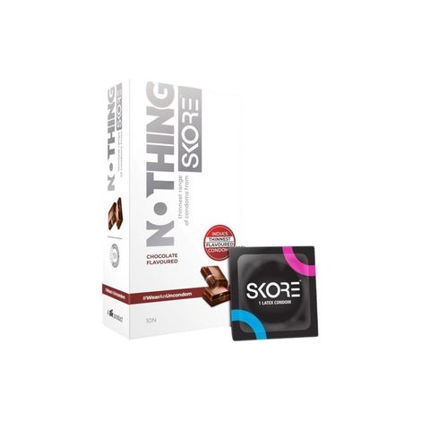 Skore Nothing - Ultra Thin And Chocolate Flavoured Condoms