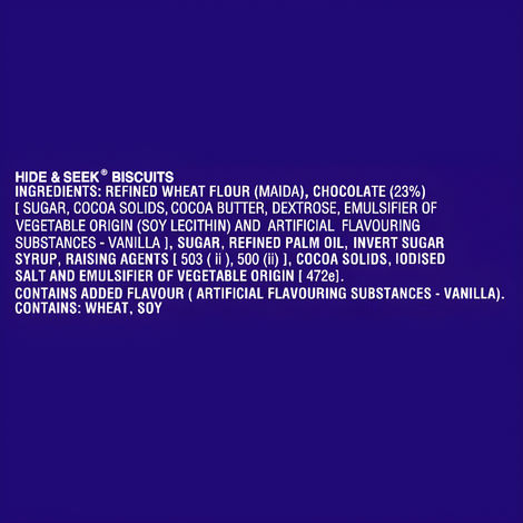 Parle Hide & Seek Chocolate Biscuits