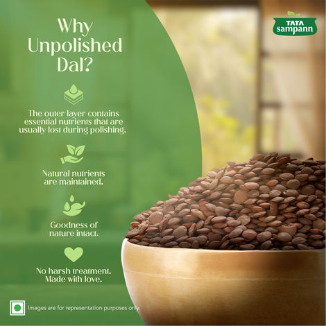 Tata Sampann Unpolished Kali Masoor Dal