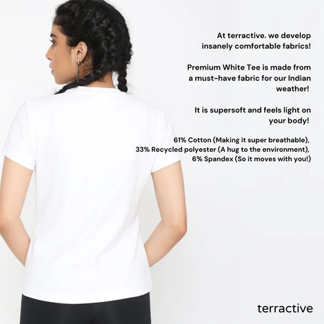 Terractive Women's Premium Tee | White - S