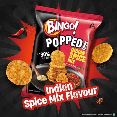 Bingo! Popped Chips Indian Spice Mix