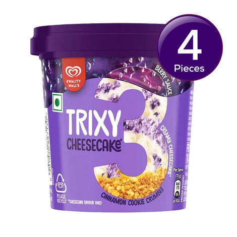 Kwality Walls Trixy Cheesecake Cup Combo