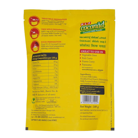 KLF Coconad - Coconut Milk Powder