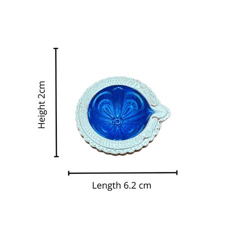 Multicolor Chitra Diya | Designer Clay Diya | Pack Of 12 | DiaCraft