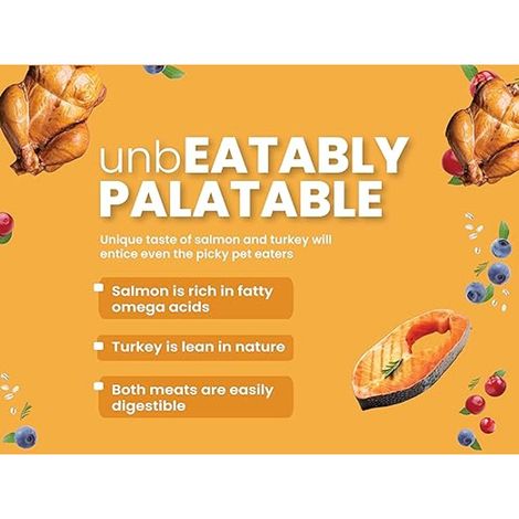 Bark Out Loud Salmon & Turkey Fish Dog Food | Medium/Large Breed | Naturally Hypoallergenic