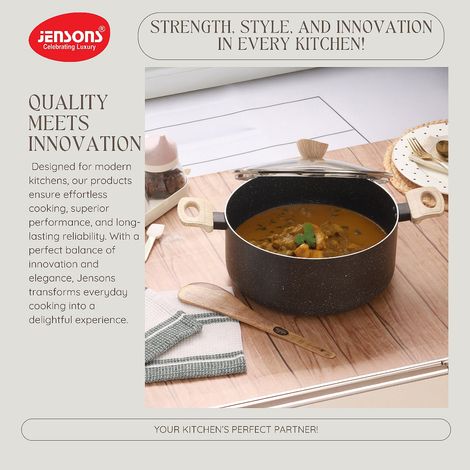 Jensons Cuisine Deep Casserole / Biryani Pot 28 cm