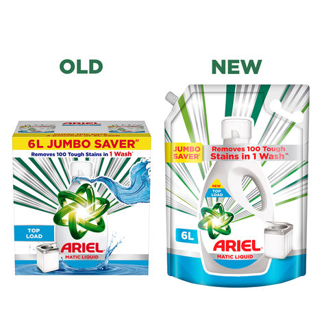 Ariel Stain Removal Top Load Washing Machine Detergent Liquid