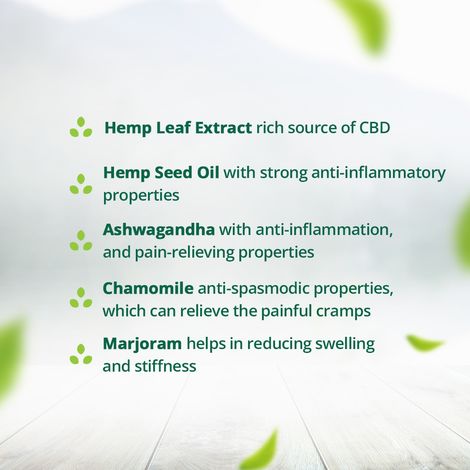 Hampa Hemp Arthritis Intense Relief Oil