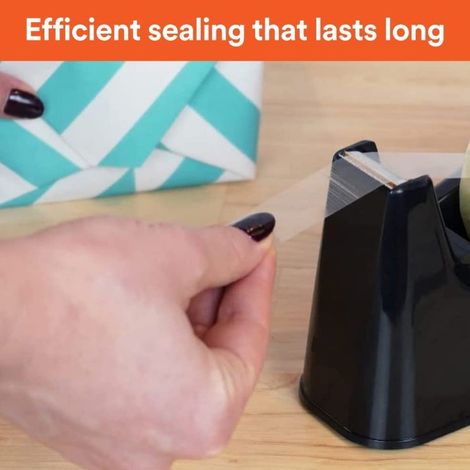 Scotch Transparent Tape - Polypropylene Yellow, Clear Tape | 2.4 mm x 25 m