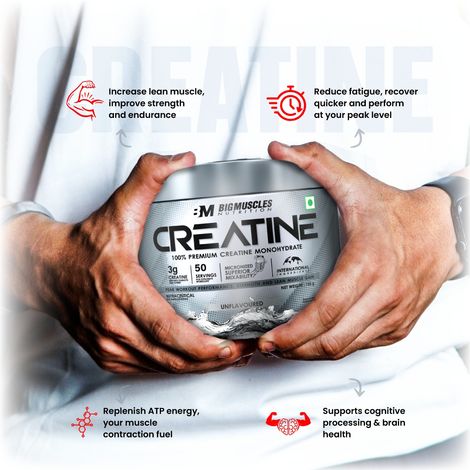 Big Muscles Nutrition Creatine | Pure Creatine Monohydrate