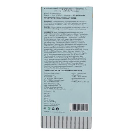 Dot & Key Blueberry Hydrate Barrier Repair Sunscreen SPF 50+, PA++++