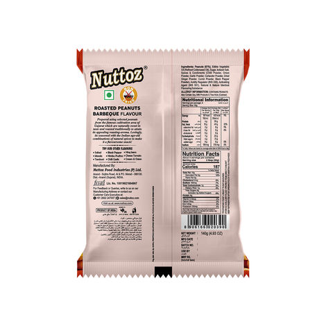 Nuttoz Roasted Peanut Barbeque