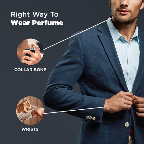 The Man Company Black EDT Perfume for Men | Long Lasting I Gifts for him