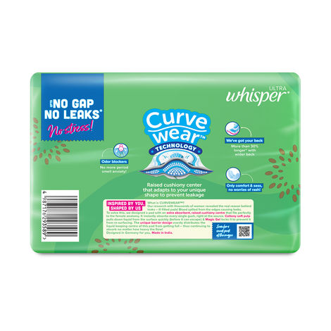 Whisper Ultra Clean XL+ Sanitary Pads