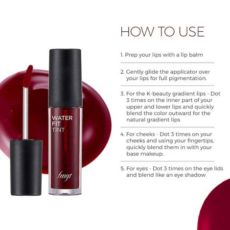 The Face Shop Water Fit Lip Tint Cherry Kiss