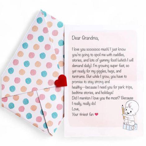 Happy Mail Letter For Grandma