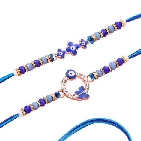 Evil Eye Beautiful Rakhi Duo (Floweraura)