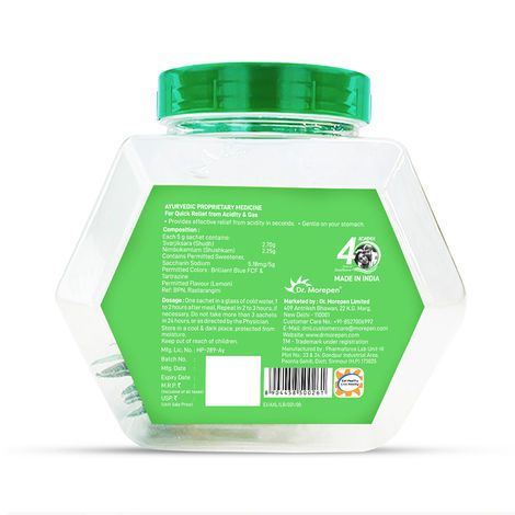 Dr. Morepen Acidity - X for Quick Relief From Acidity | Lemon