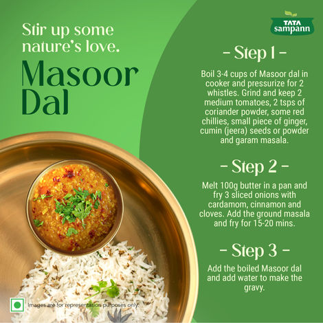 Tata Sampann Unpolished Split Masoor Dal