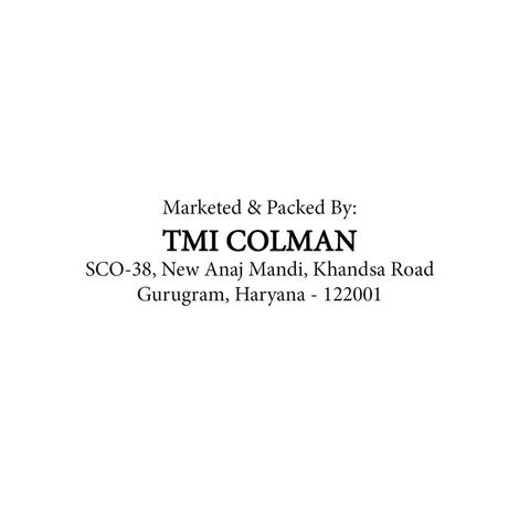 TMI COLMAN Kimia Dates