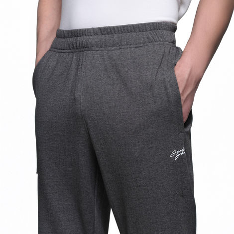 JACK & JONES Men's Regular fit Track Pant | Grey - S