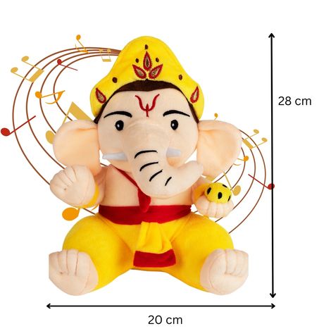 Panda's Box Mantra Chanting Baby Ganesha | Medium - 30 cm