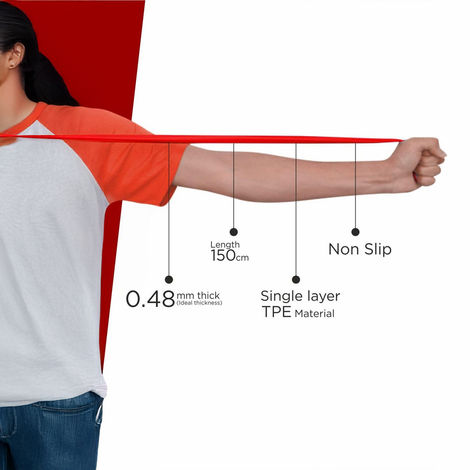 Nivia Exercise Latex Resistance Band (1.5 M)