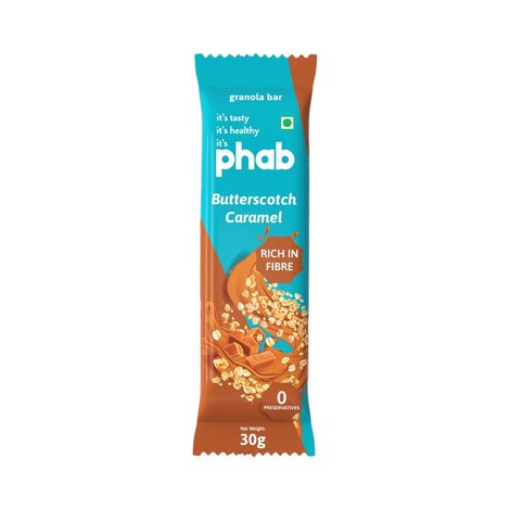Phab Granola Bar Butterscotch Caramel