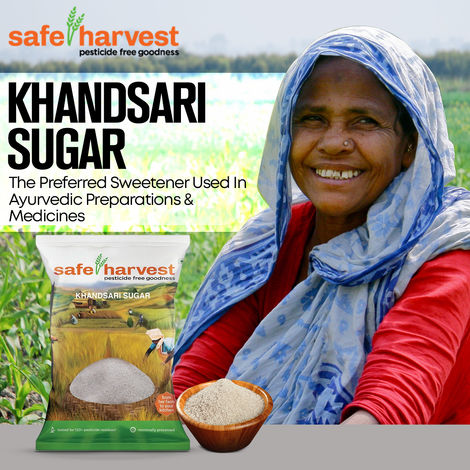 Safe Harvest Pesticide-Free Khandsari Sugar | Artisanal | No Artificial Flavors