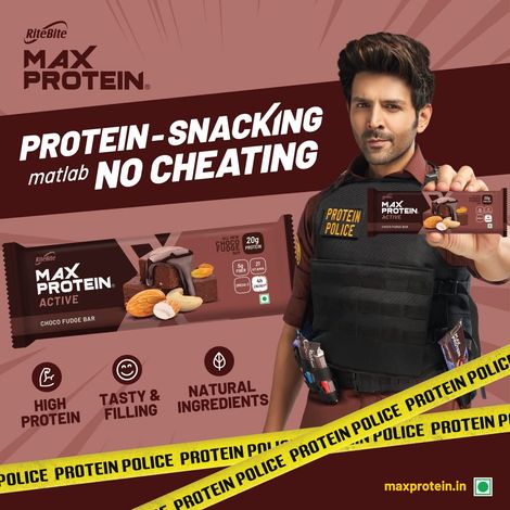 RiteBite Max Protein 20g Protein Bar Choco Fudge