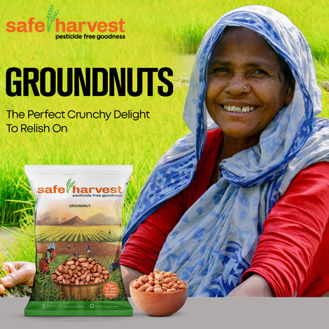 Safe Harvest Groundnut (Mungfali) | Aflatoxin Free | Pesticide Free | Chemical Free