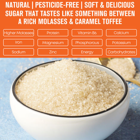Safe Harvest Pesticide-Free Khandsari Sugar | Artisanal | No Artificial Flavors