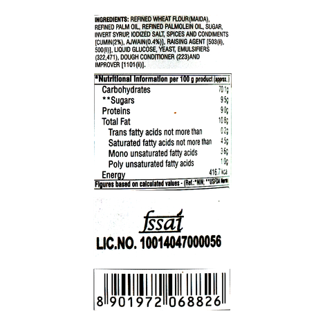 Dukes Nibbles - Jeera Crackers