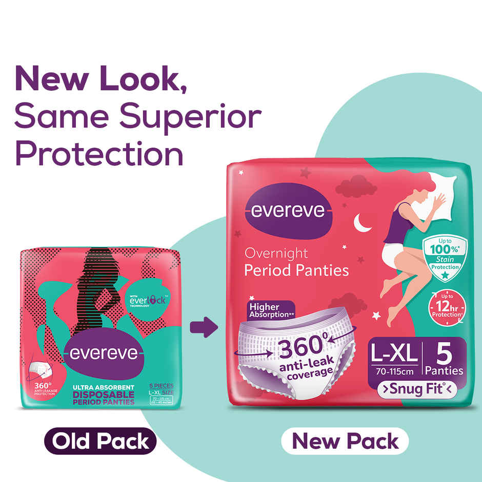 Evereve Overnight Disposable Period Panties | L-XL