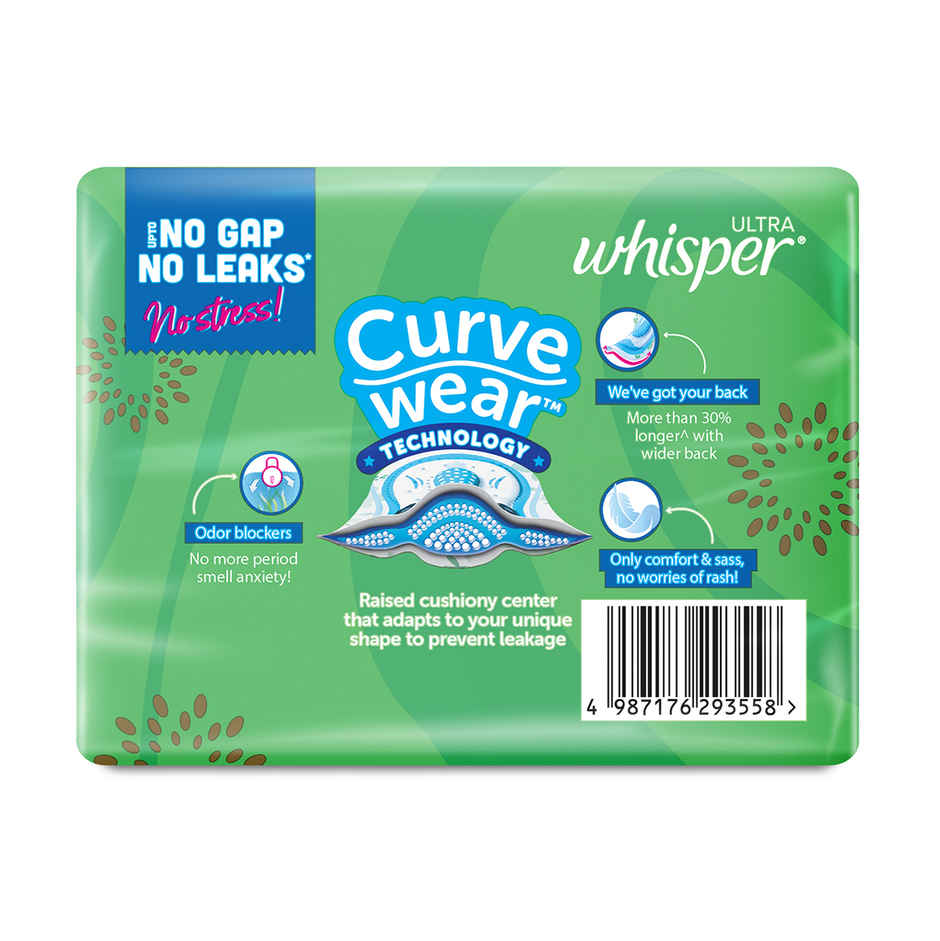 Whisper Ultra Clean XL+ Sanitary Pads Combo 