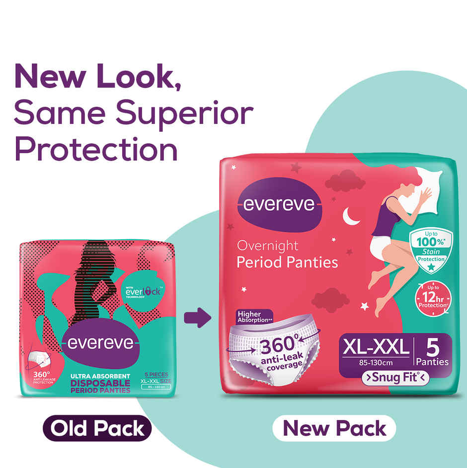 Evereve Overnight Disposable Period Panties | XL-XXL