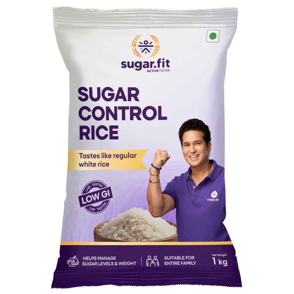 Sugar.fit Sugar Control Rice, Low GI Telangana Sona Masoori Rice for Diabetic Care