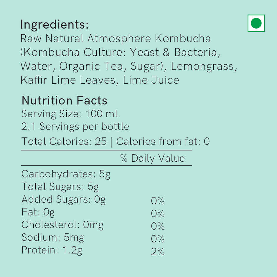 ATMOSPHERE STUDIO Exotic Lime Kombucha