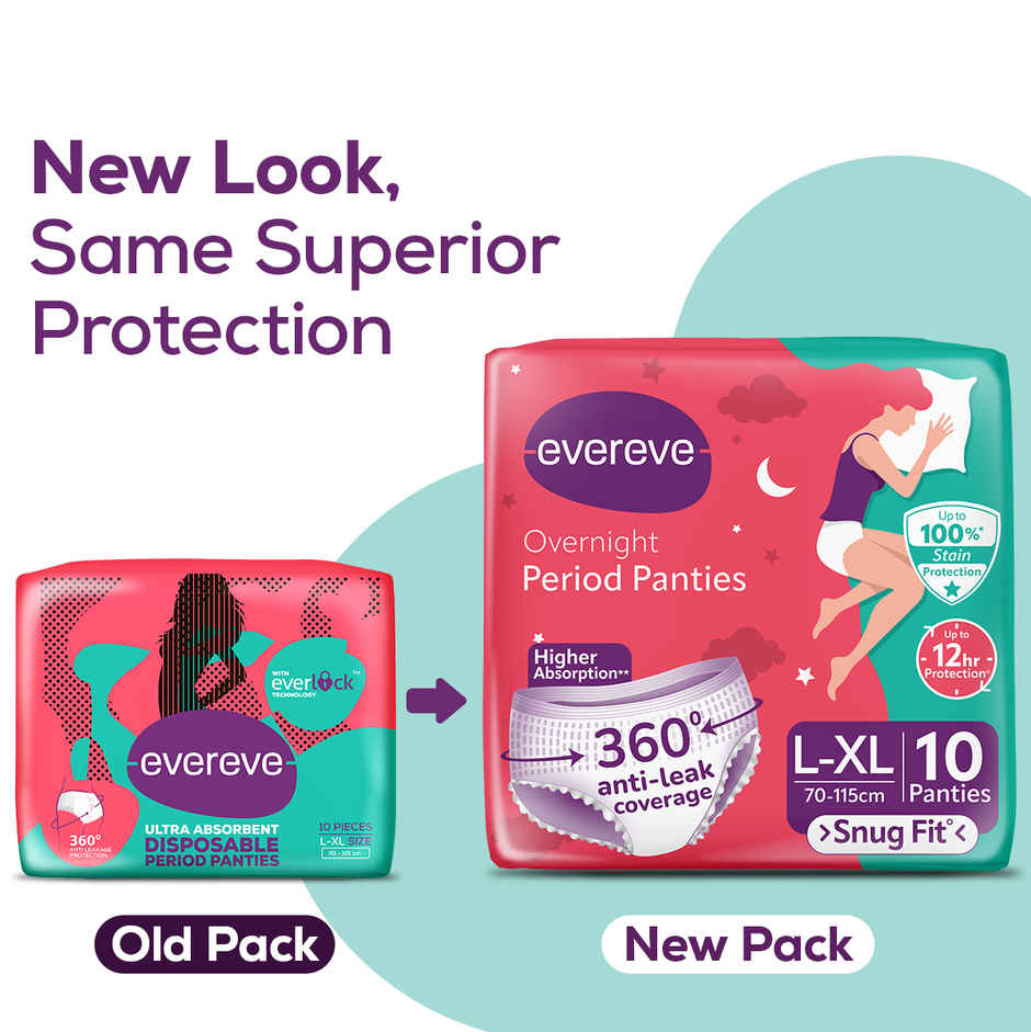 Evereve Overnight Disposable Period Panties | L-XL