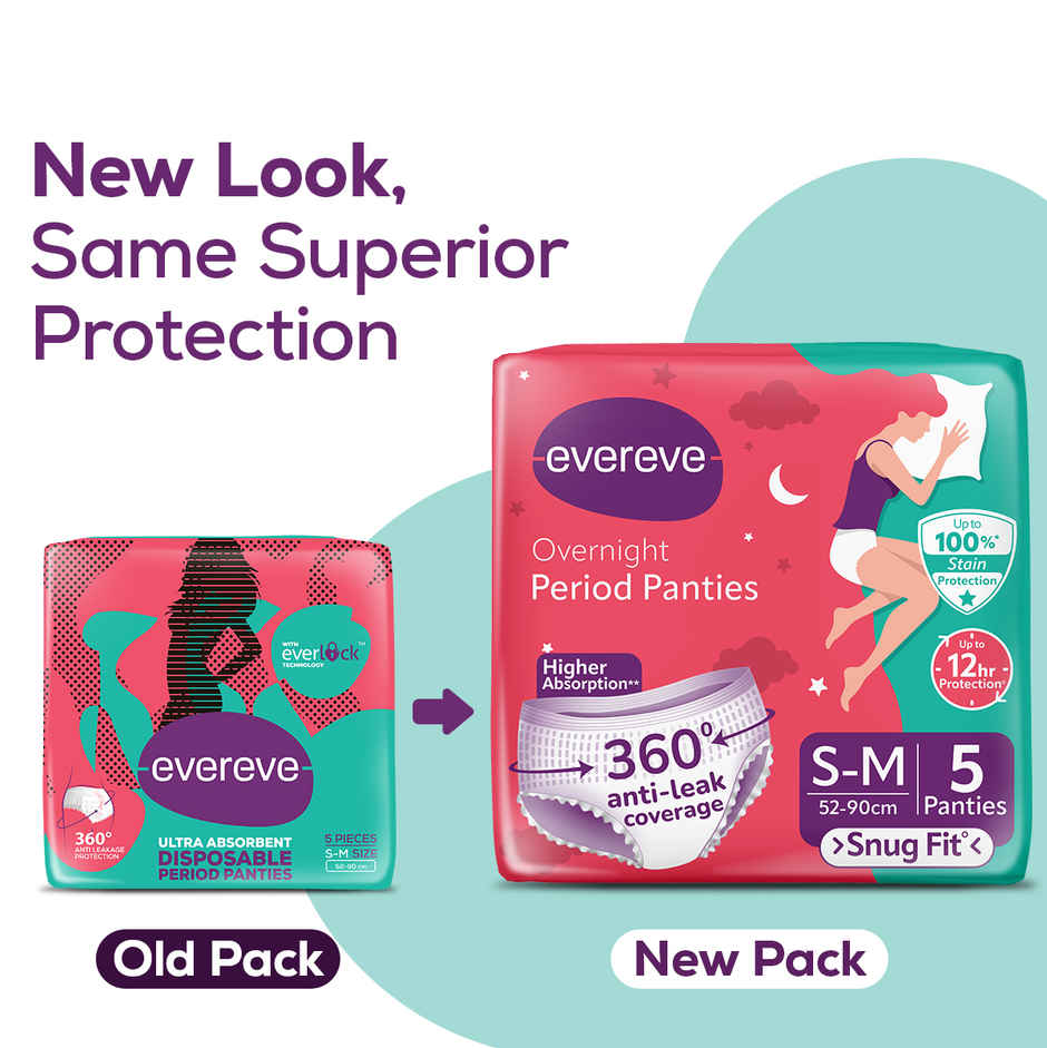 Evereve Overnight Disposable Period Panties | S-M