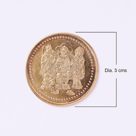 Ram Hanuman Artificial Silver Coin | Happy Mail