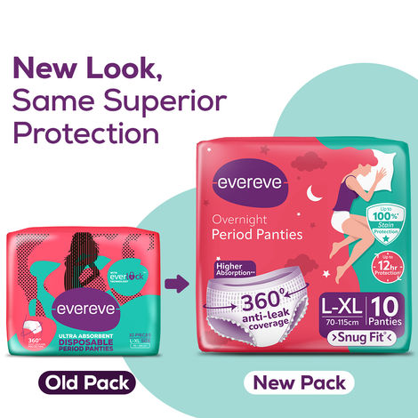 Evereve Overnight Disposable Period Panties | L-XL