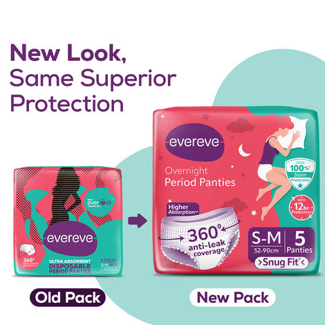 Evereve Overnight Disposable Period Panties | S-M