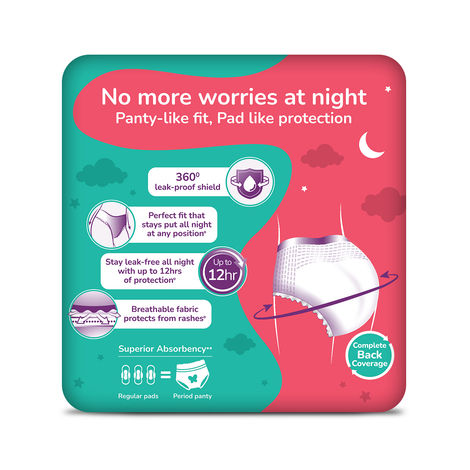 Evereve Overnight Disposable Period Panties | L-XL
