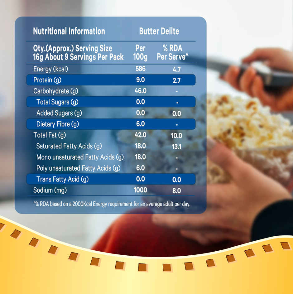 Act II Instant Butter Delite Popcorn | Hot & Fresh in 3 mins