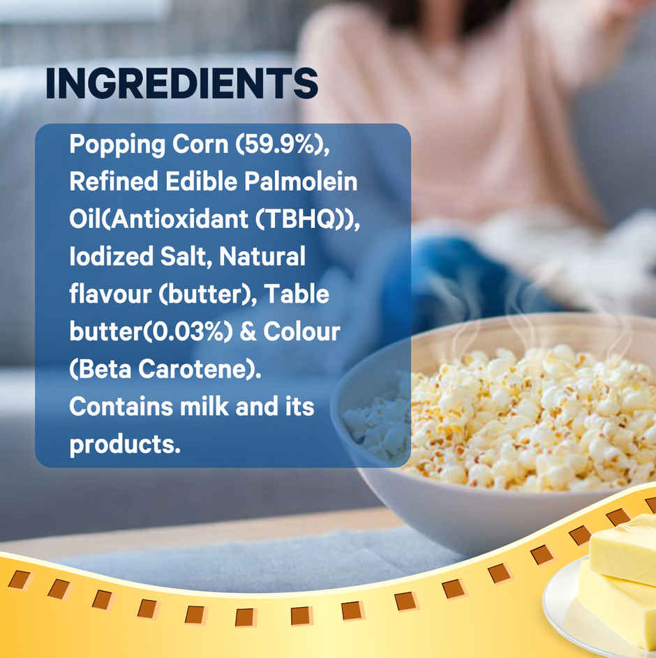 ACT II Microwave Popcorn Butter Lover(99gms) & Butter(70gms) Combo