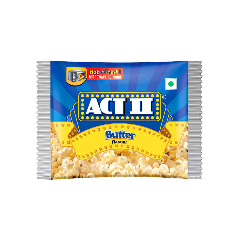 ACT II Microwave Popcorn - Butter, small pack, Hot & Fresh in 3 mins Combo