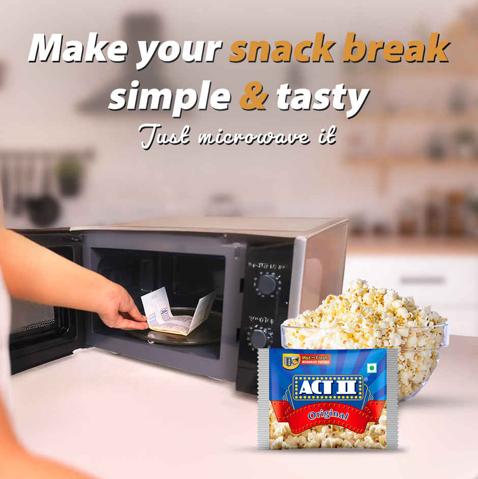 ACT II Microwave Popcorn - Orginal, Big Pack, Hot & Fresh in 3 mins Combo